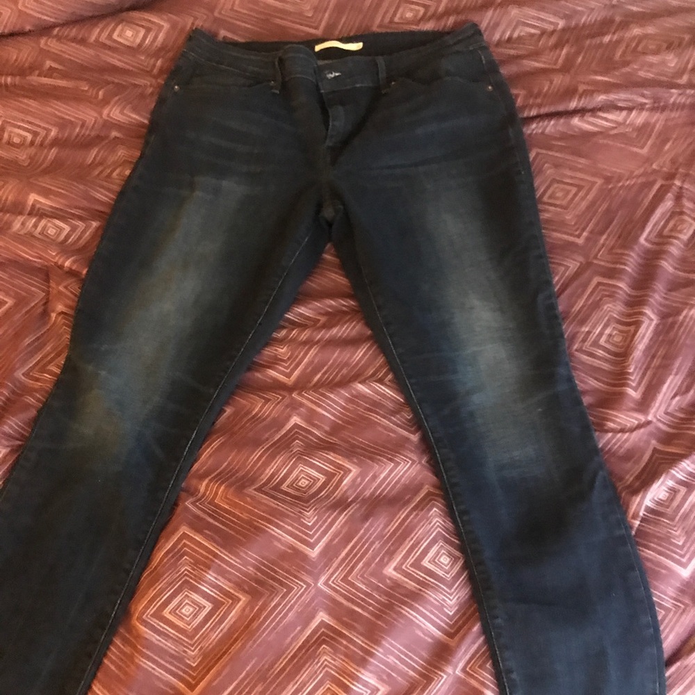 Levi's Darkwash Skinny Jeans